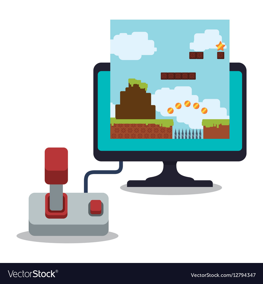 Computer screen controller game online joystick