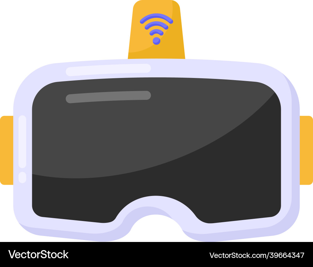 Smart vr glasses Royalty Free Vector Image - VectorStock