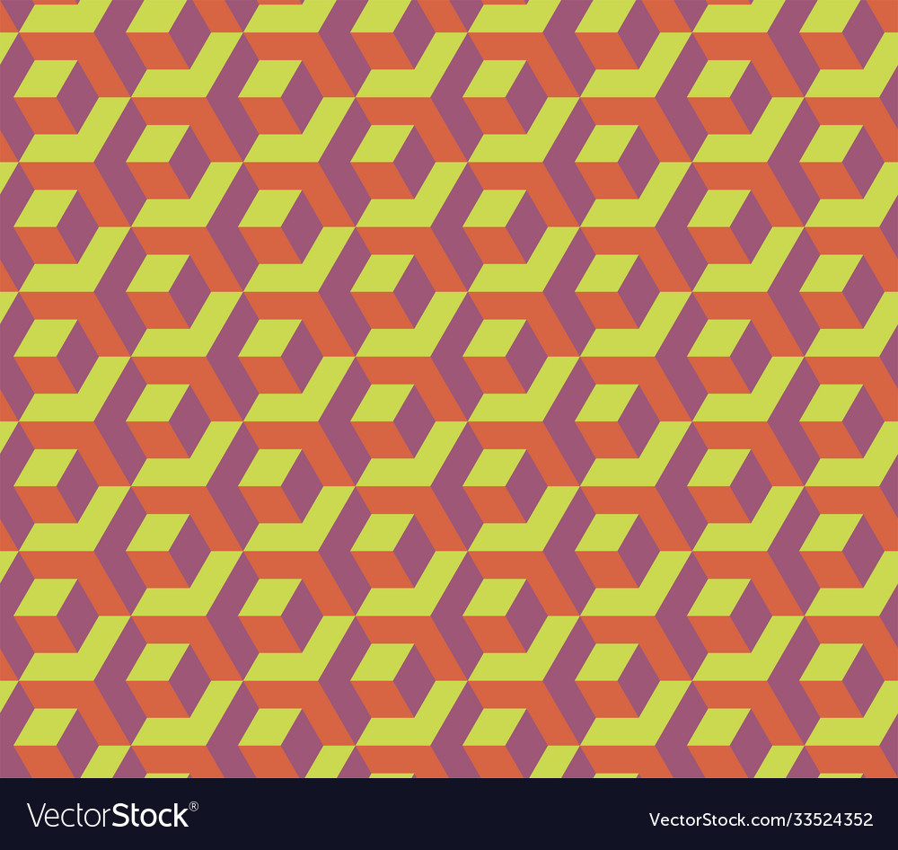 Seamless cubes pattern abstract futuristic