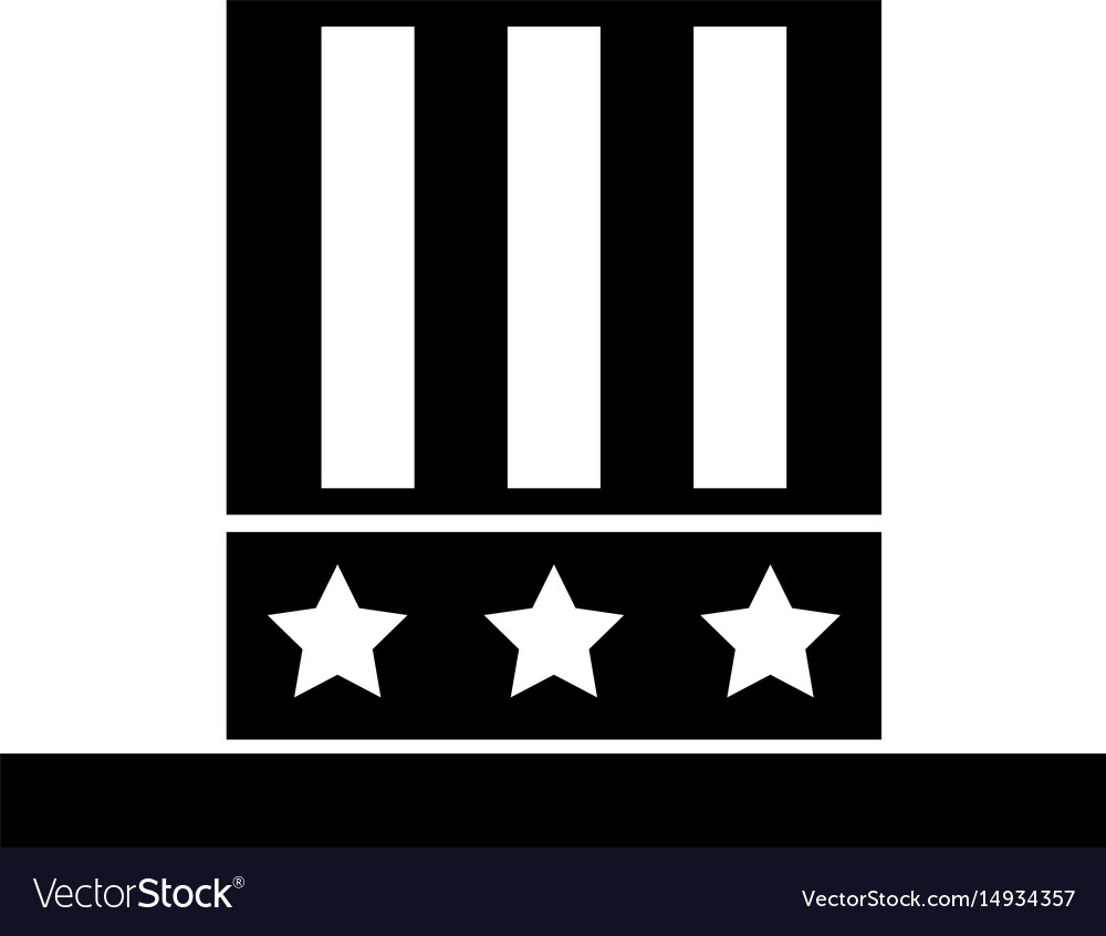 Usa hat isolated icon