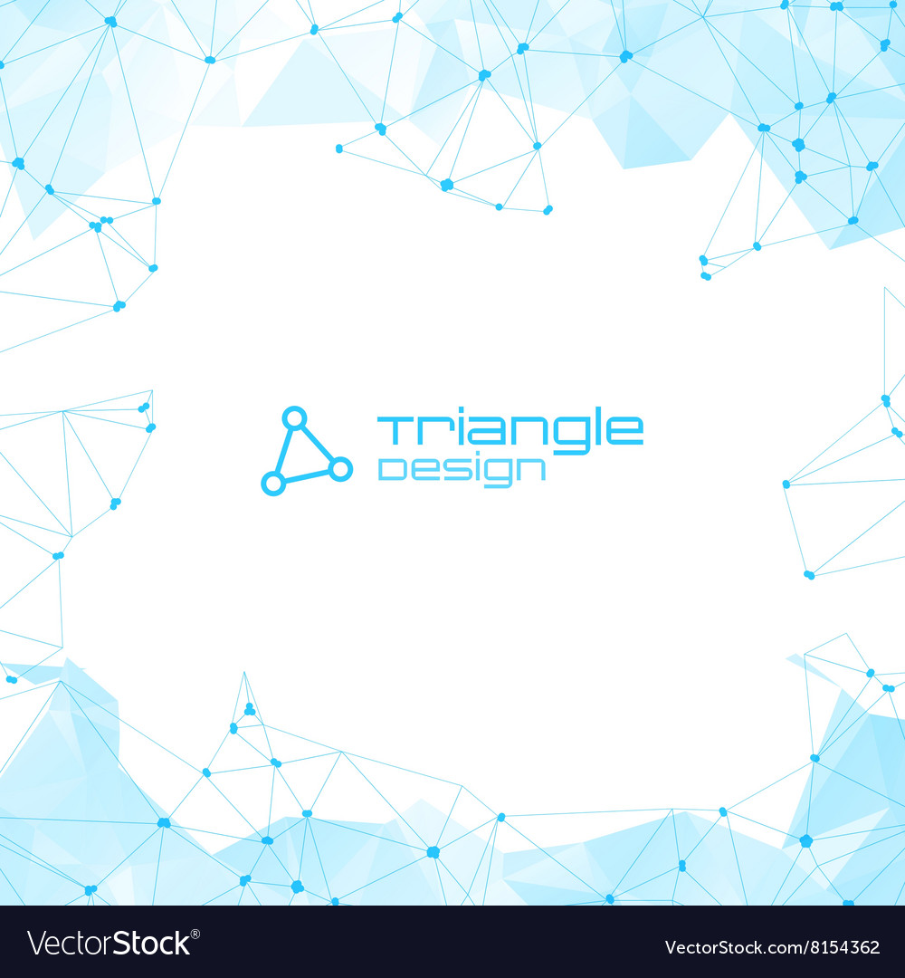 Abstract triangular background