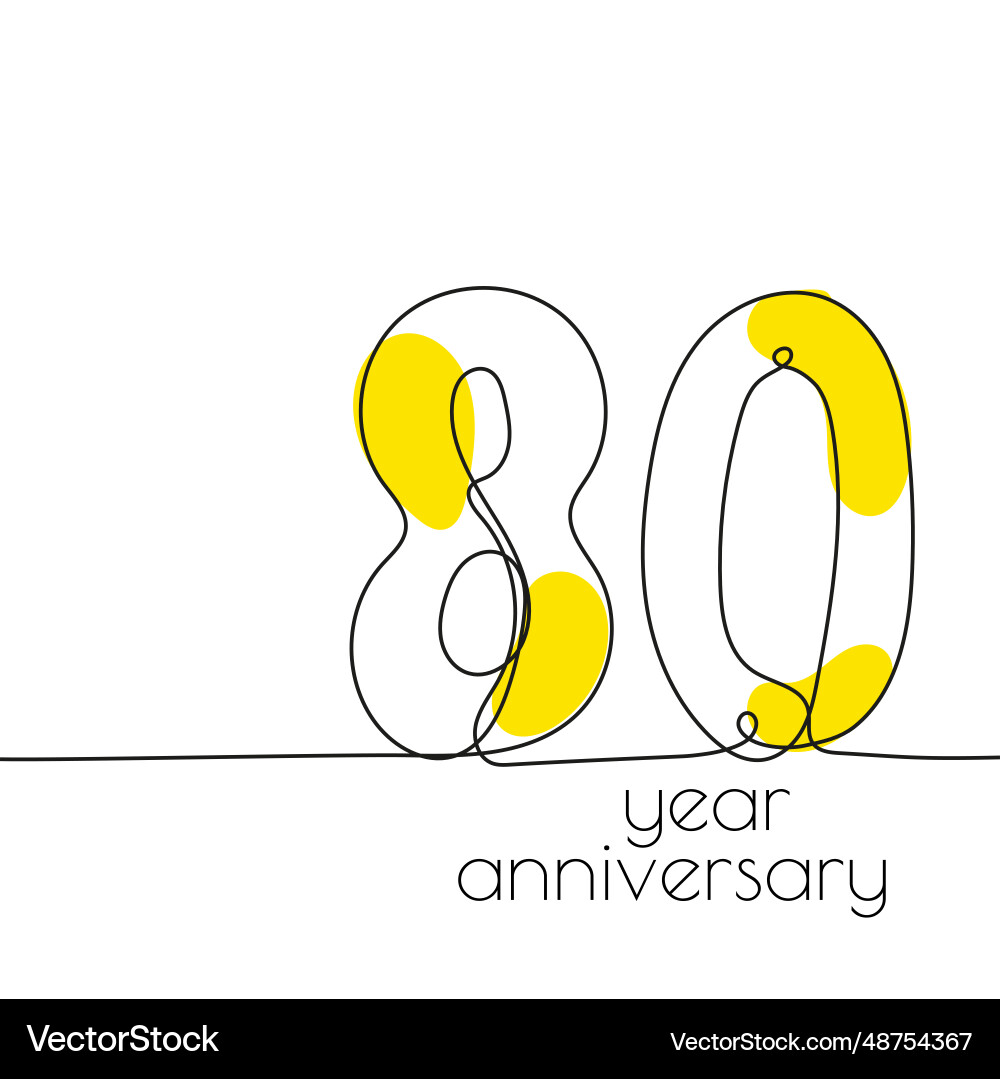 Anniversary Royalty Free Vector Image Vectorstock