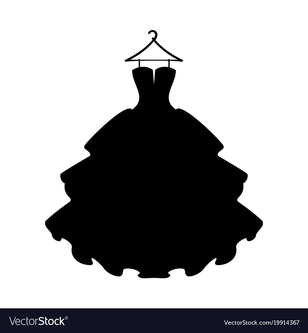 black dress vector