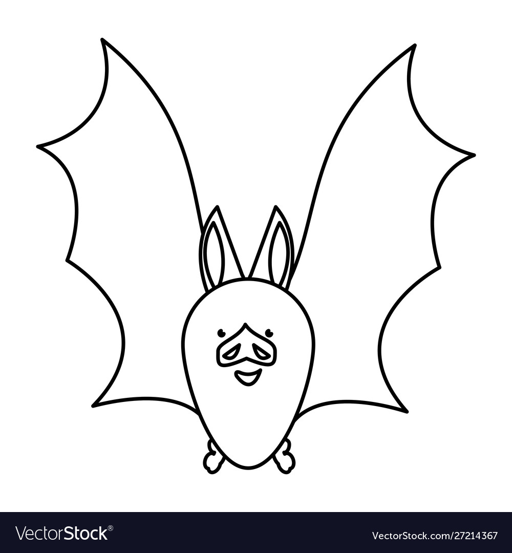 Halloween Flying Animal Icon Royalty Free Vector Image