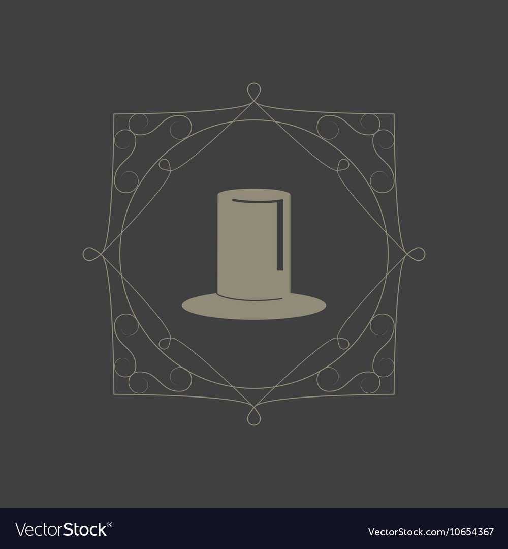 Hipster style emblem image