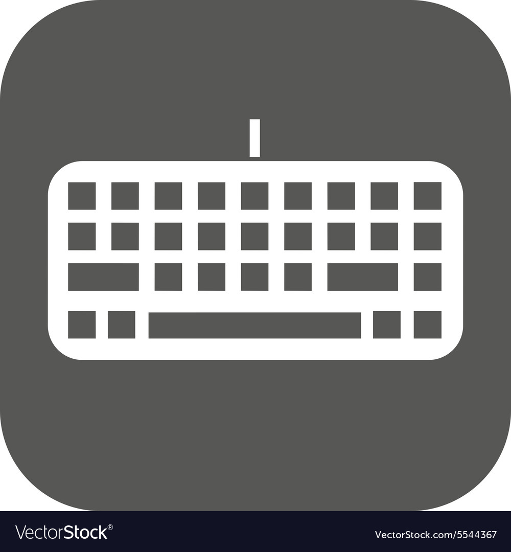 Keyboard icon keypad and input typing