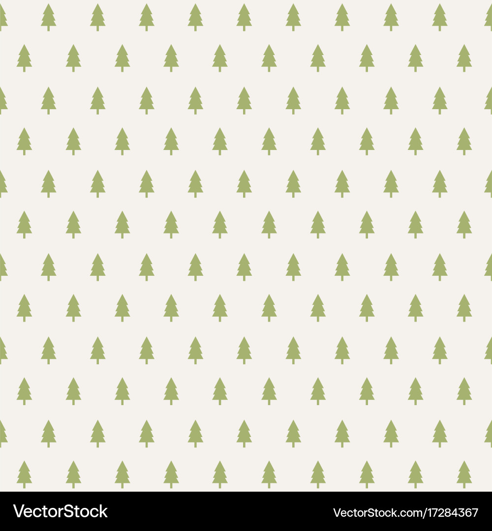 Seamless pattern with christmas trees Royalty Free Vector