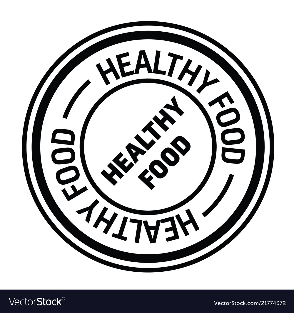 Healthy Food Rubber Stamp Royalty Free Vector Image 5423