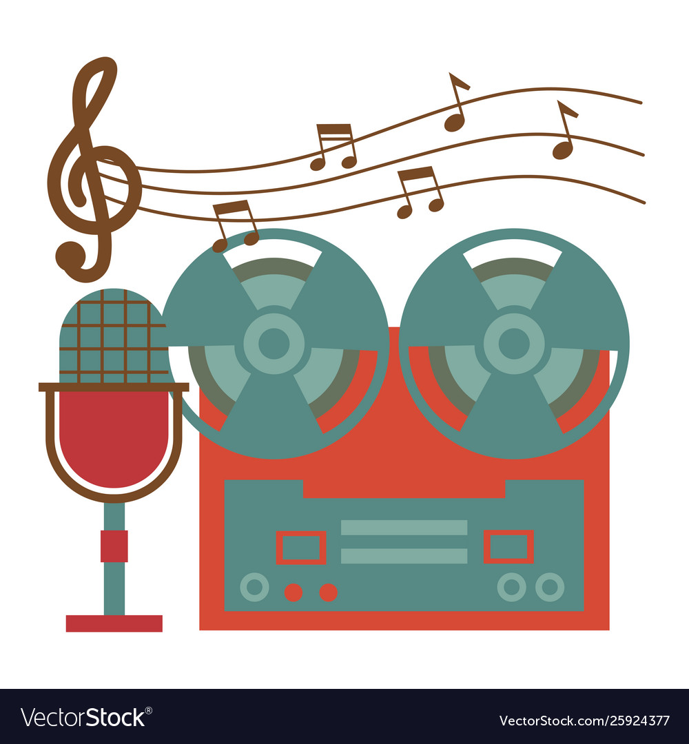 Instrument and equipment festival music Royalty Free Vector