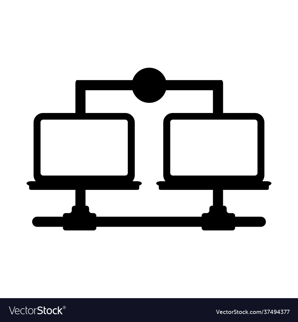 Shared devices Royalty Free Vector Image VectorStock