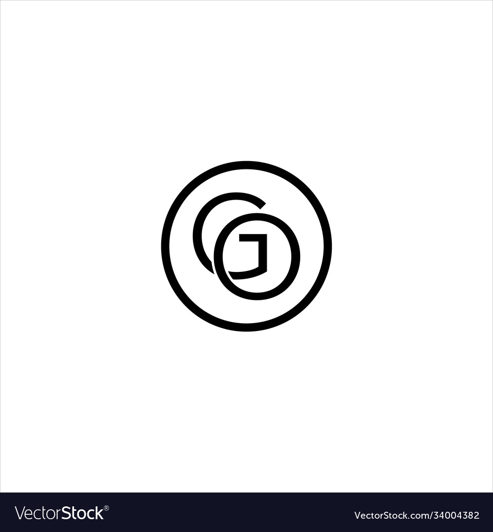 O g joint letter logo abstract design