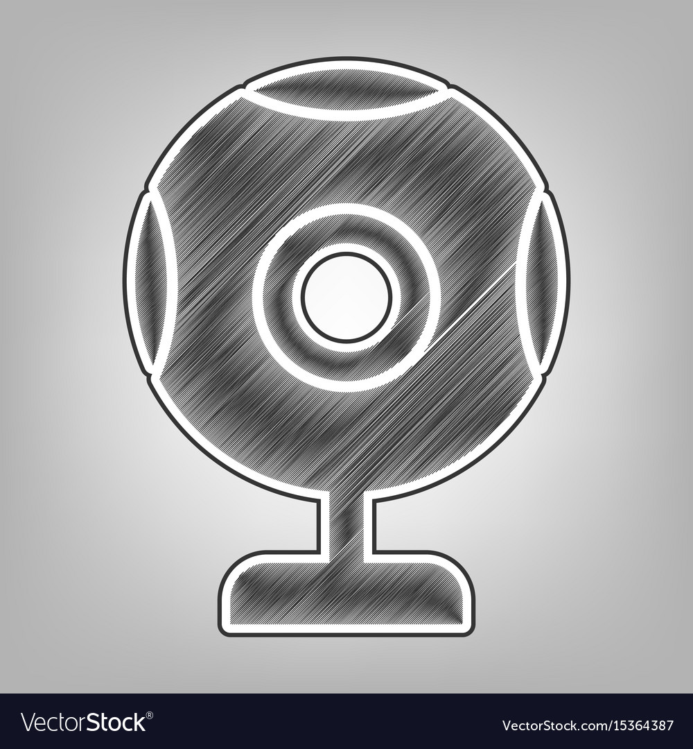 Web Camera Icon Vector Outline Webcam Symbol Stock Illustration - Download  Image Now - Black Color, Business, Circle - iStock