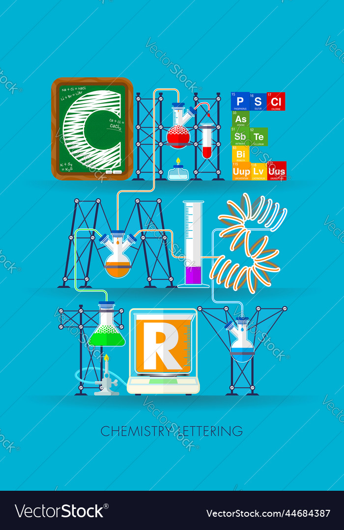 Chemistry lettering