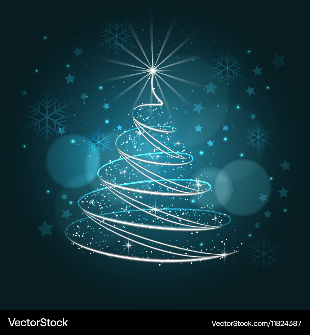 Christmas tree Royalty Free Vector Image - VectorStock