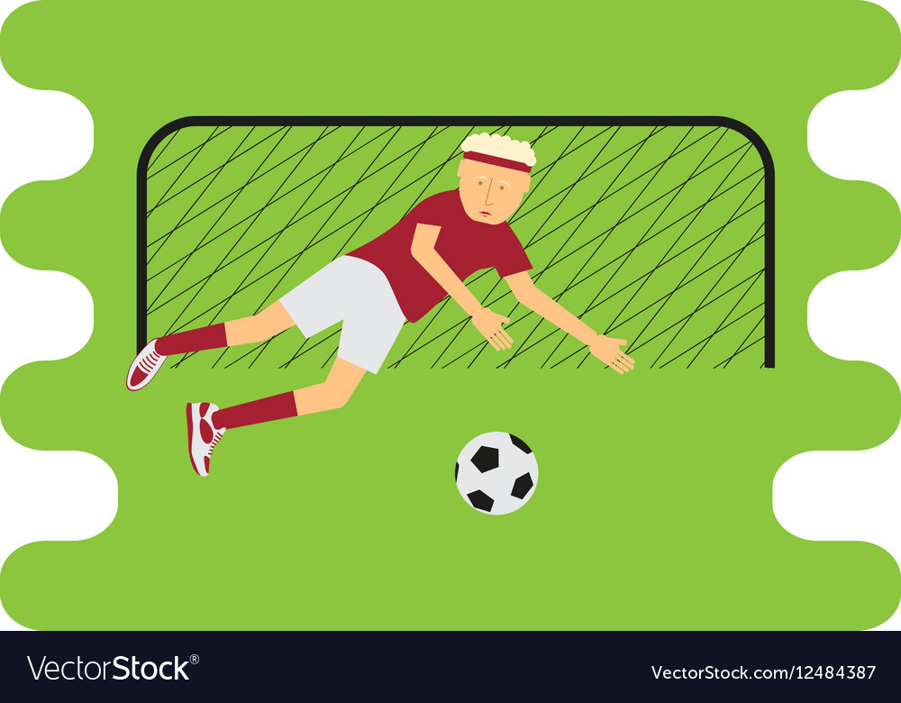 Soccer player Royalty Free Vector Image - VectorStock