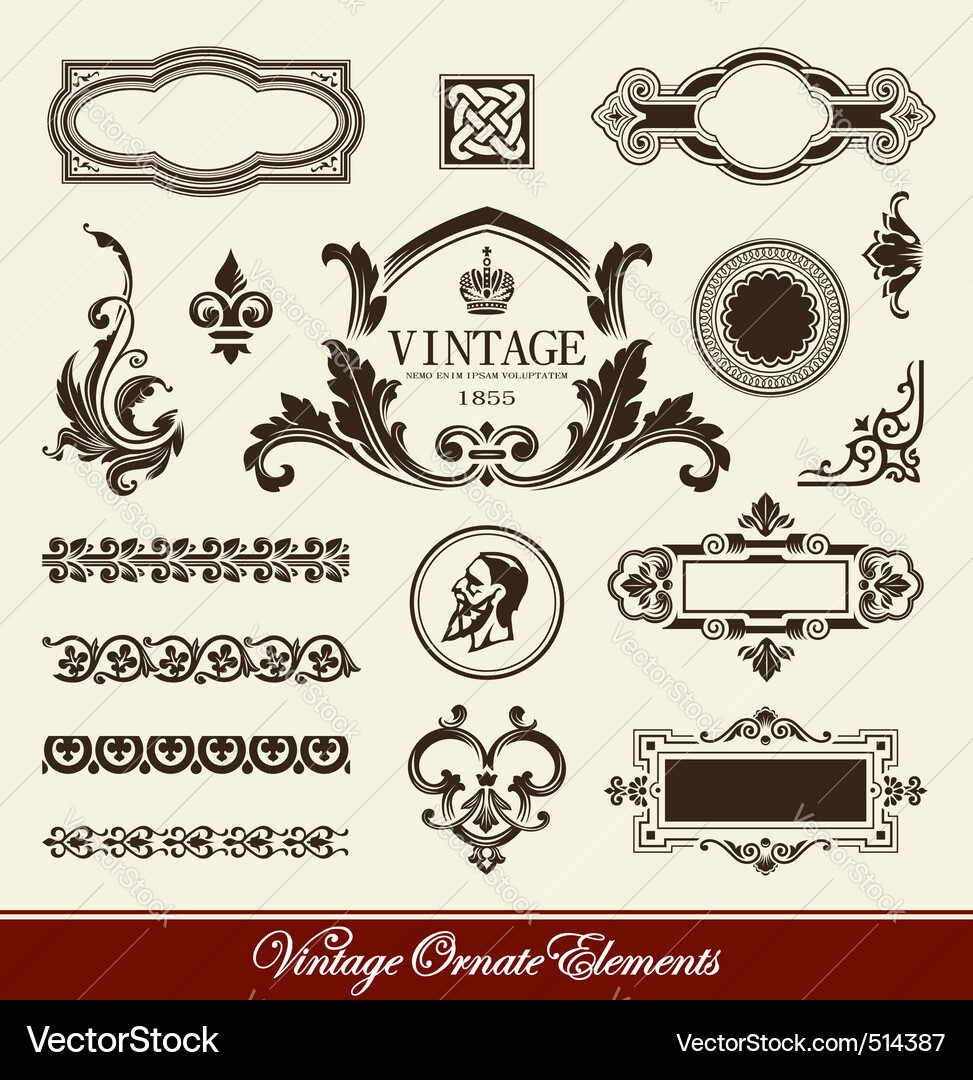 Vector set Royalty Free Vector Image - VectorStock