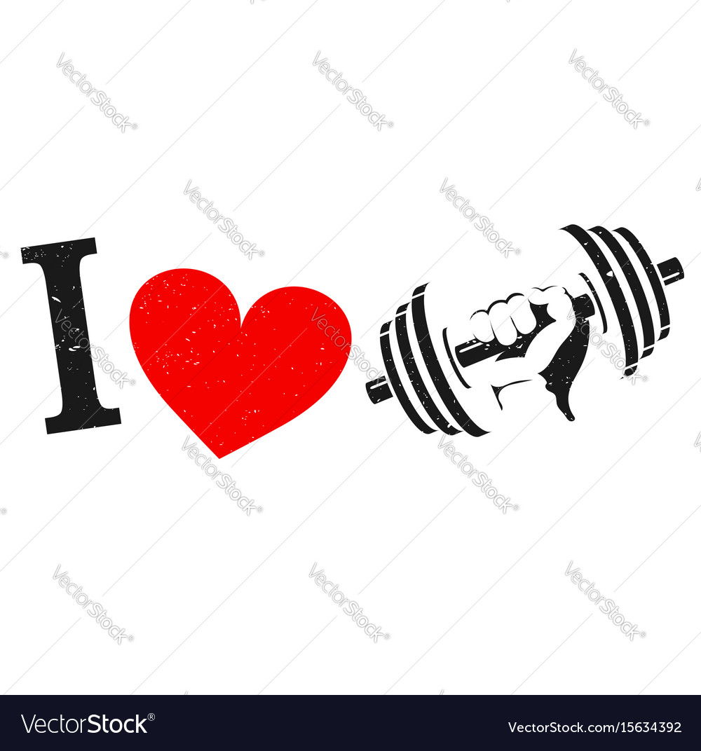 i-love-gym-royalty-free-vector-image-vectorstock