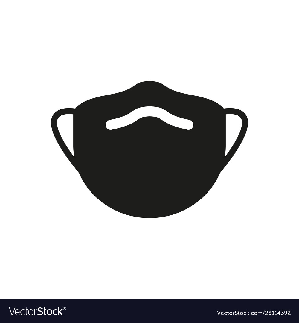 Download Medical mask icon simple Royalty Free Vector Image