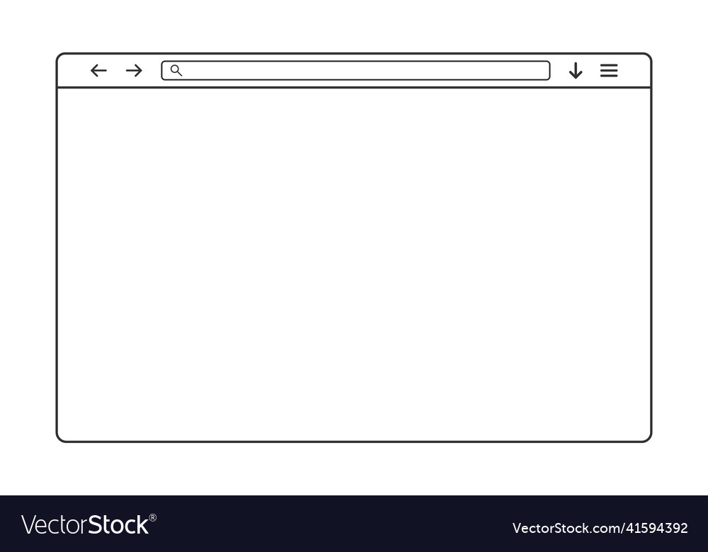 Outline browser frame web window