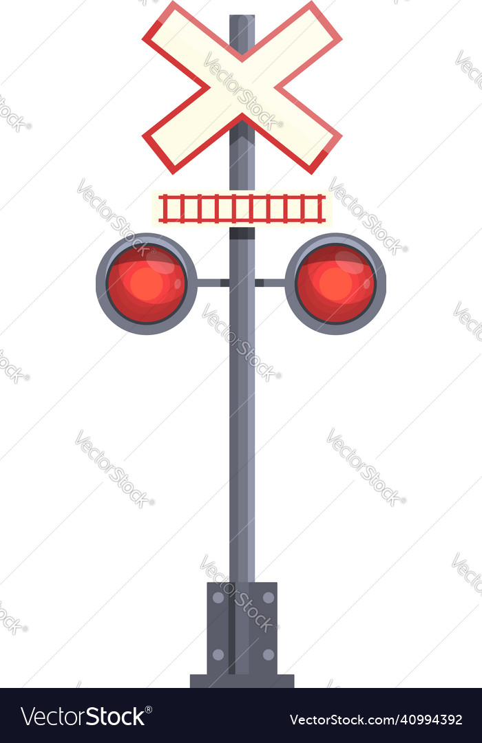Safety crossing rail icon cartoon open Royalty Free Vector Safety crossing rail icon cartoon open Royalty Free Vector