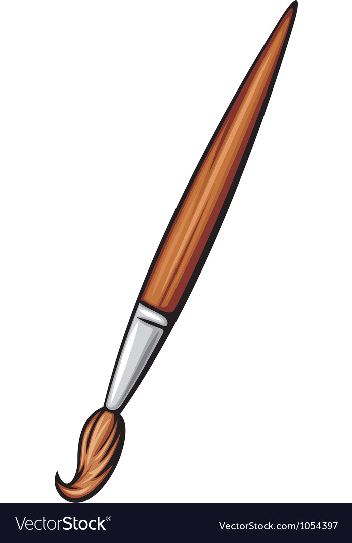 small paintbrush vector