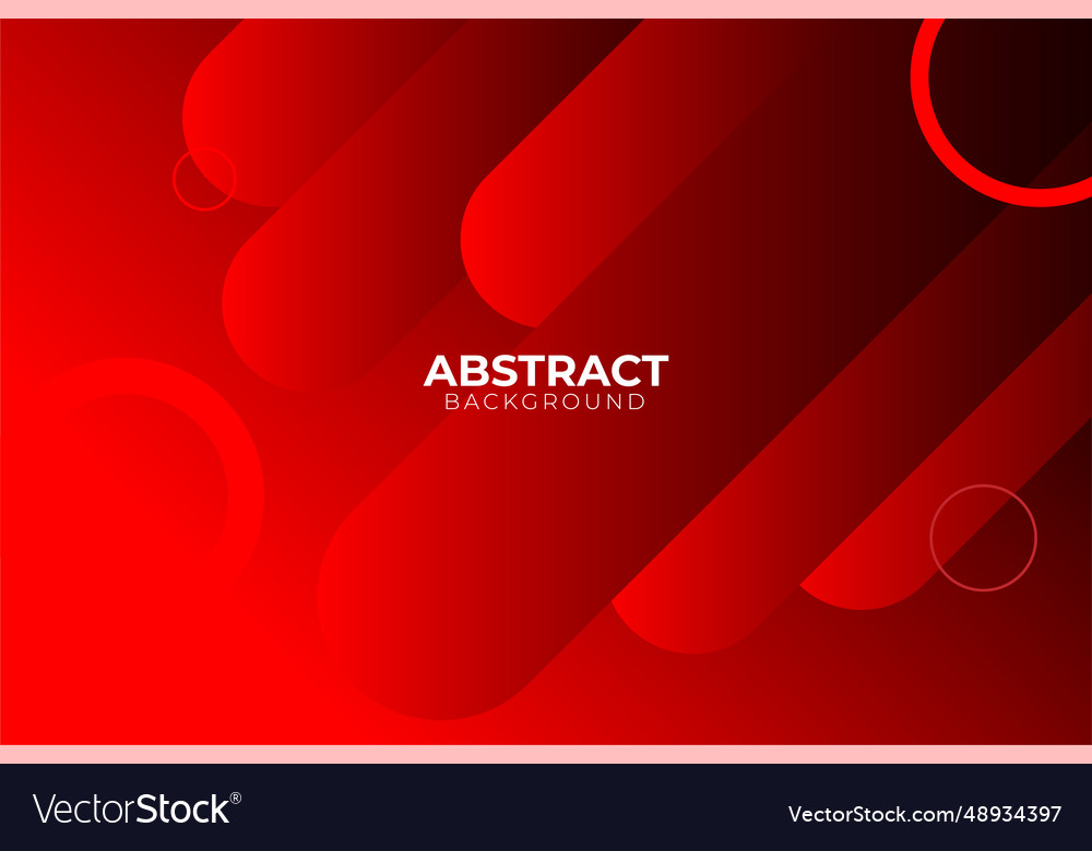 Red gradient geometric shape background Royalty Free Vector