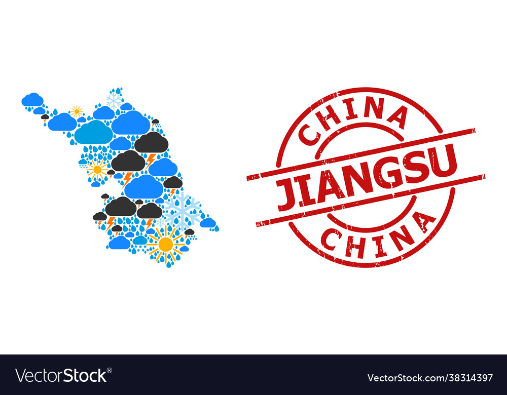 Wetterkarte jiangsu Provinz