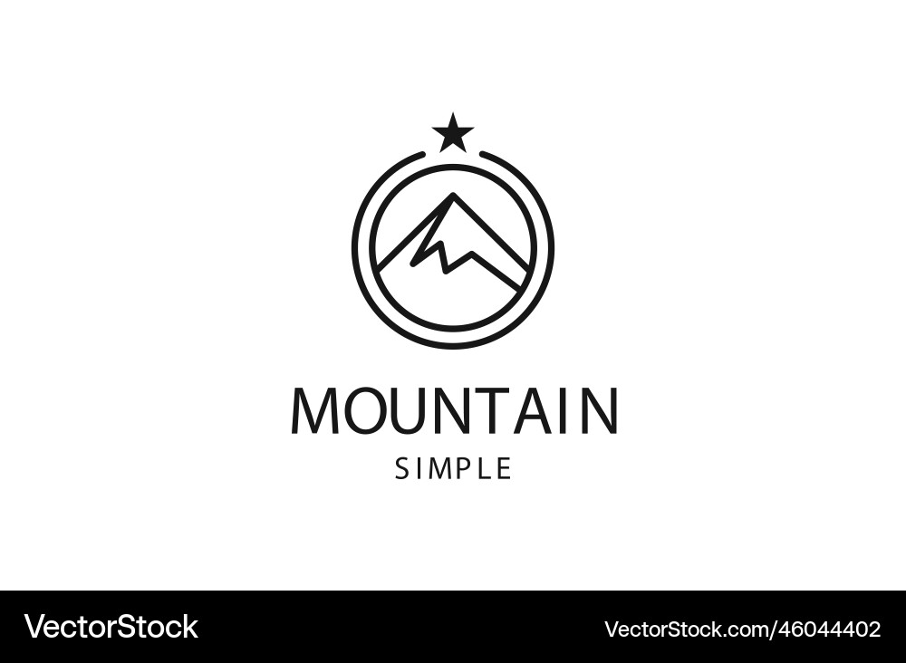 Mountain Royalty Free Vector Image - VectorStock