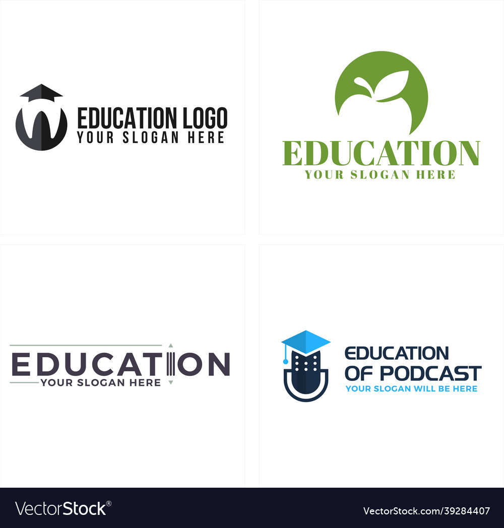 Education of podcast dental and fresh apple logo