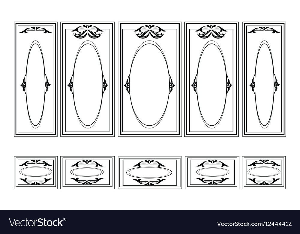 Decorative ornamented frames