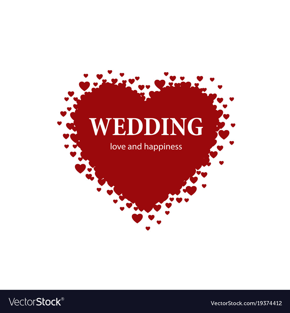 Wedding stickers Royalty Free Vector Image - VectorStock