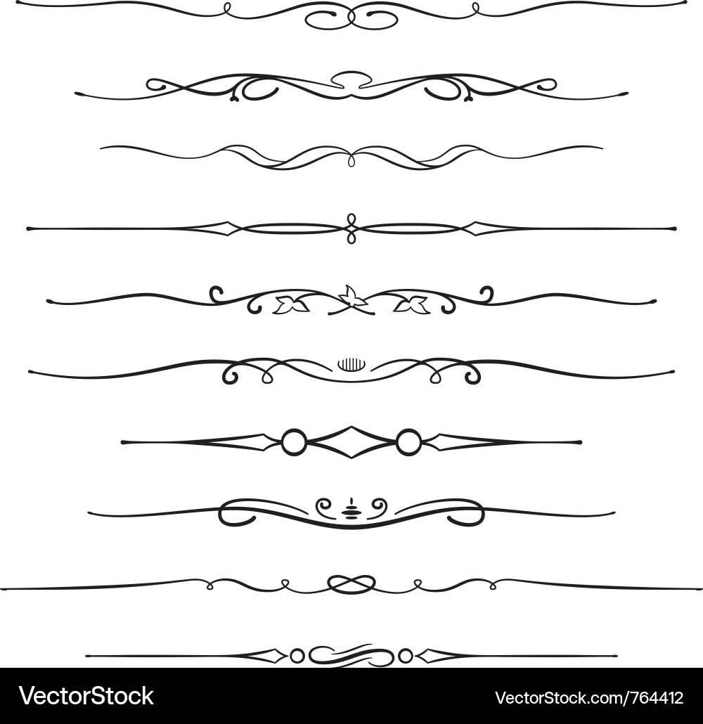 Page Ruls Page rules 5 Royalty Free Vector Image - VectorStock