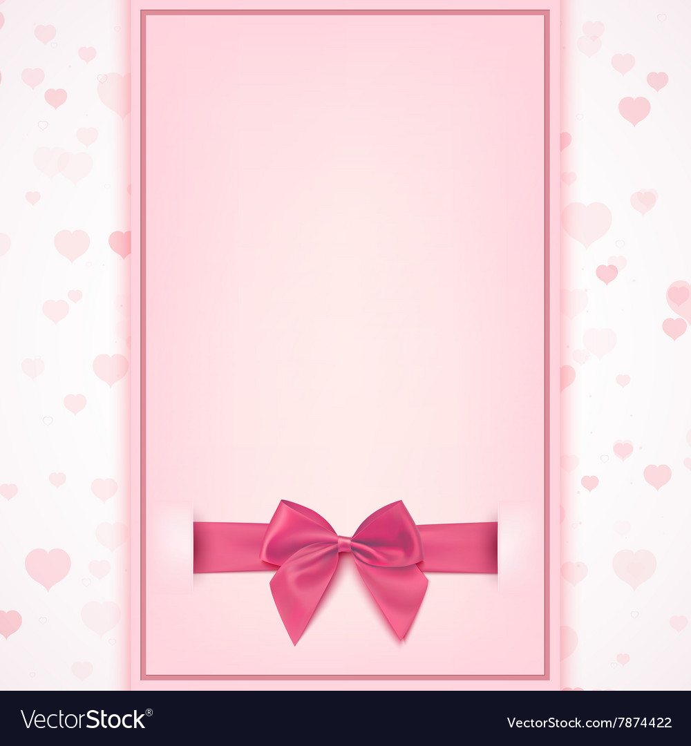 Blank greeting card template Royalty Free Vector Image