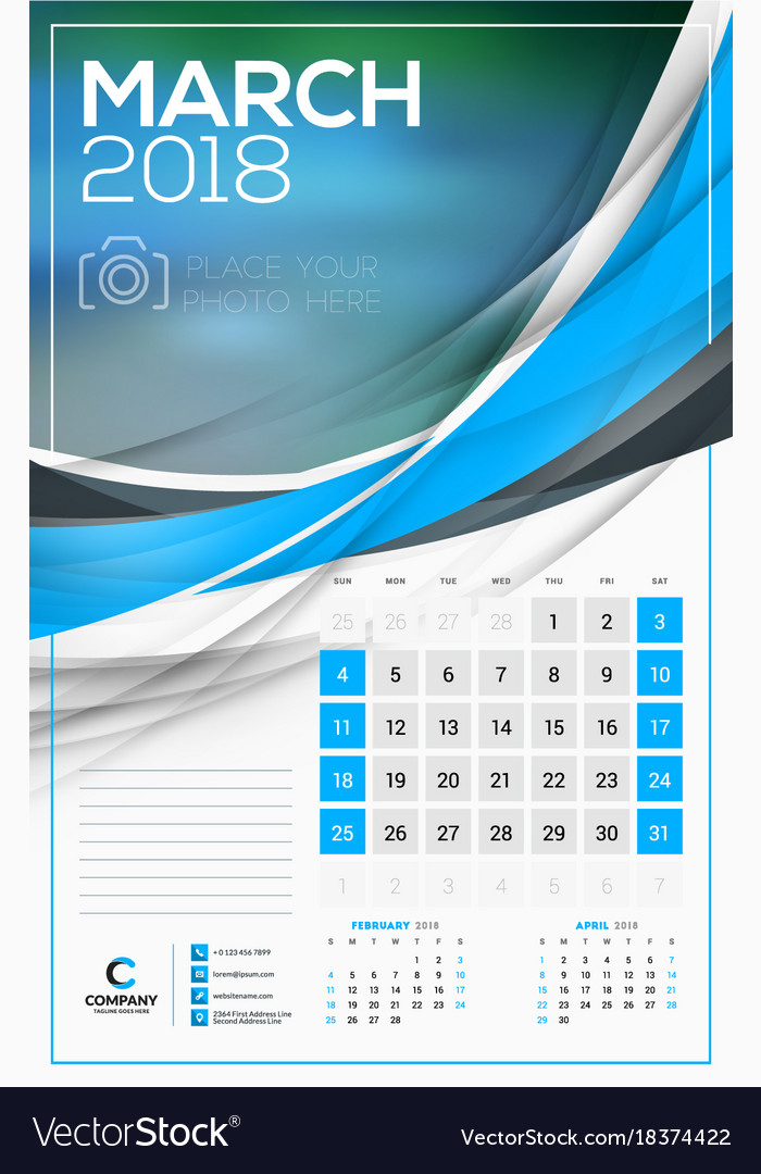 calendar template design