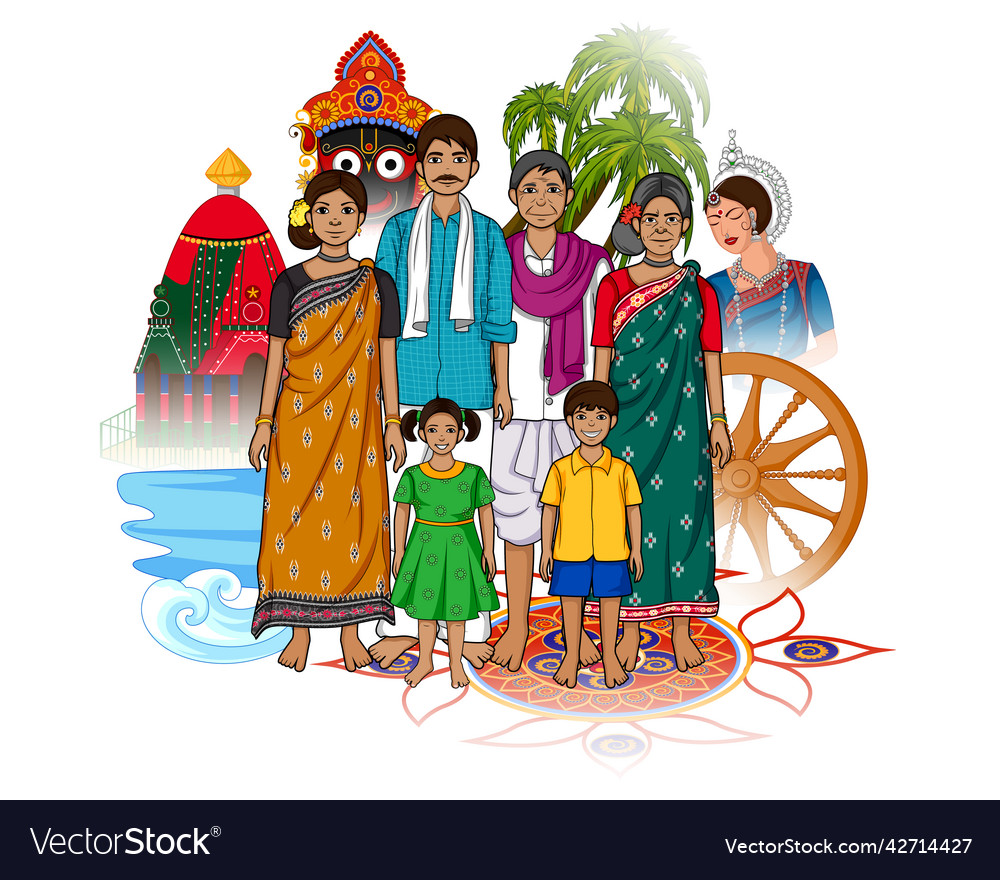 Indian people Royalty Free Vector Image - VectorStock