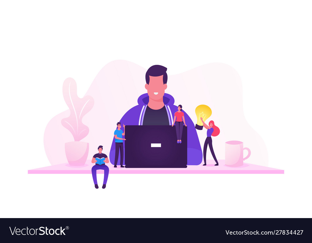 Programmer Coder Web Developer Or Software Vector Image Programmer Coder Web Developer Or Software Vector Image