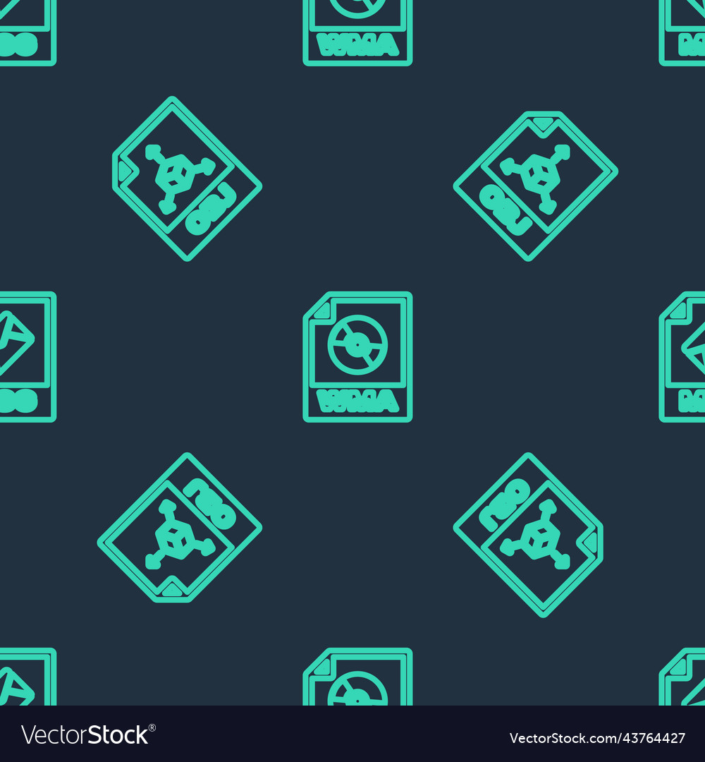 Set line wma file document obj and msg vector image Set line wma file document obj and msg