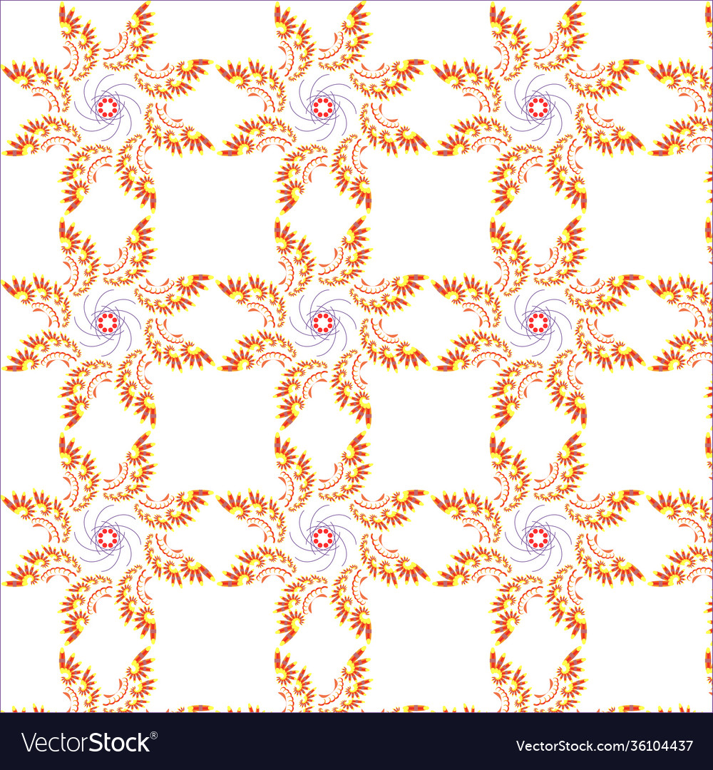 Fractal pattern seamless repeating Royalty Free Vector Image