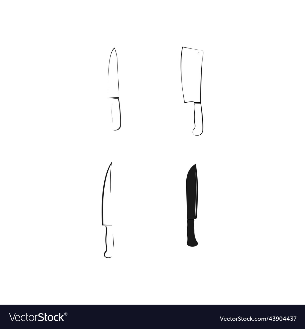 Knife logo stock design