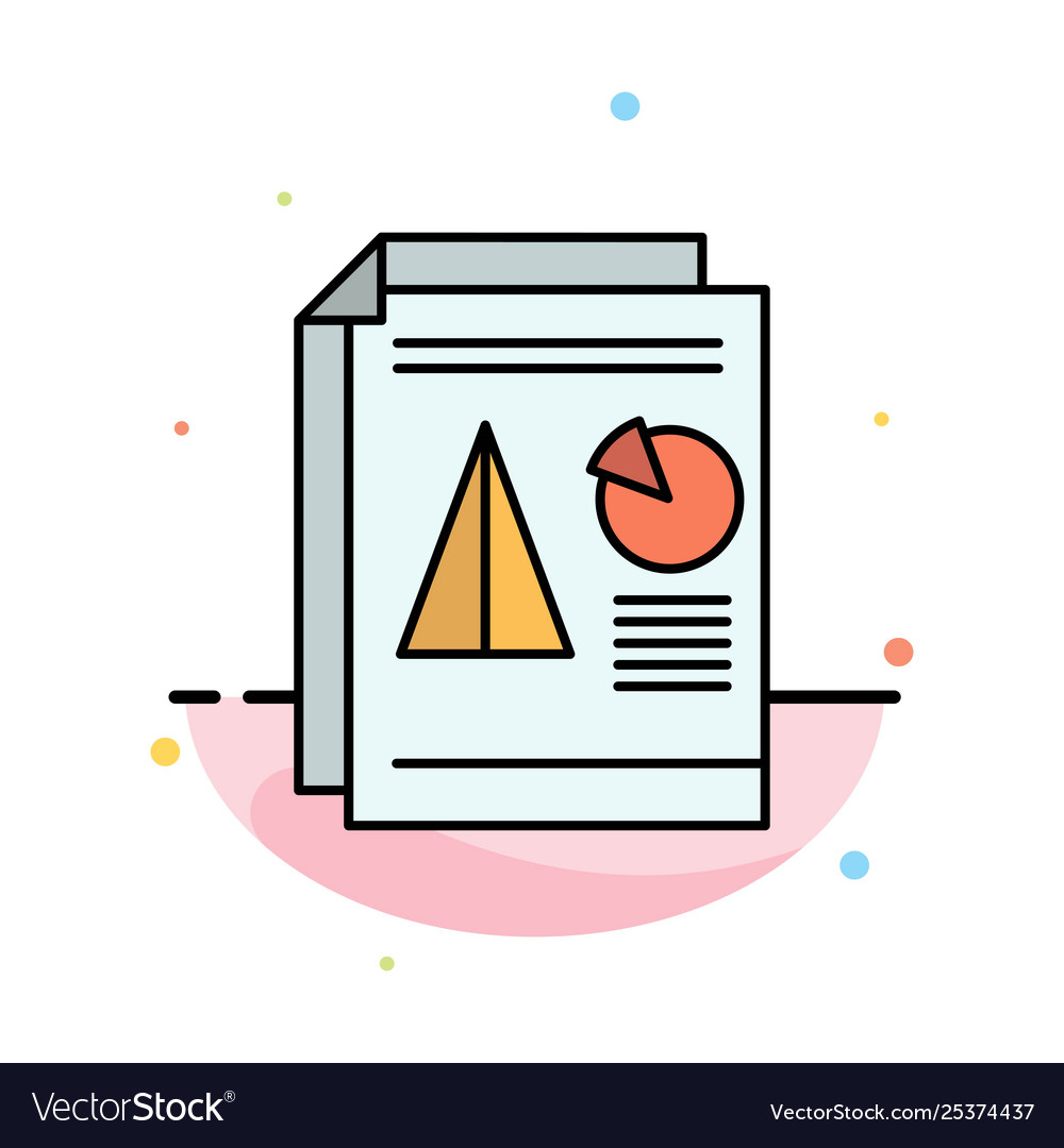 Bericht Präsentation pie Chart Business Abstract