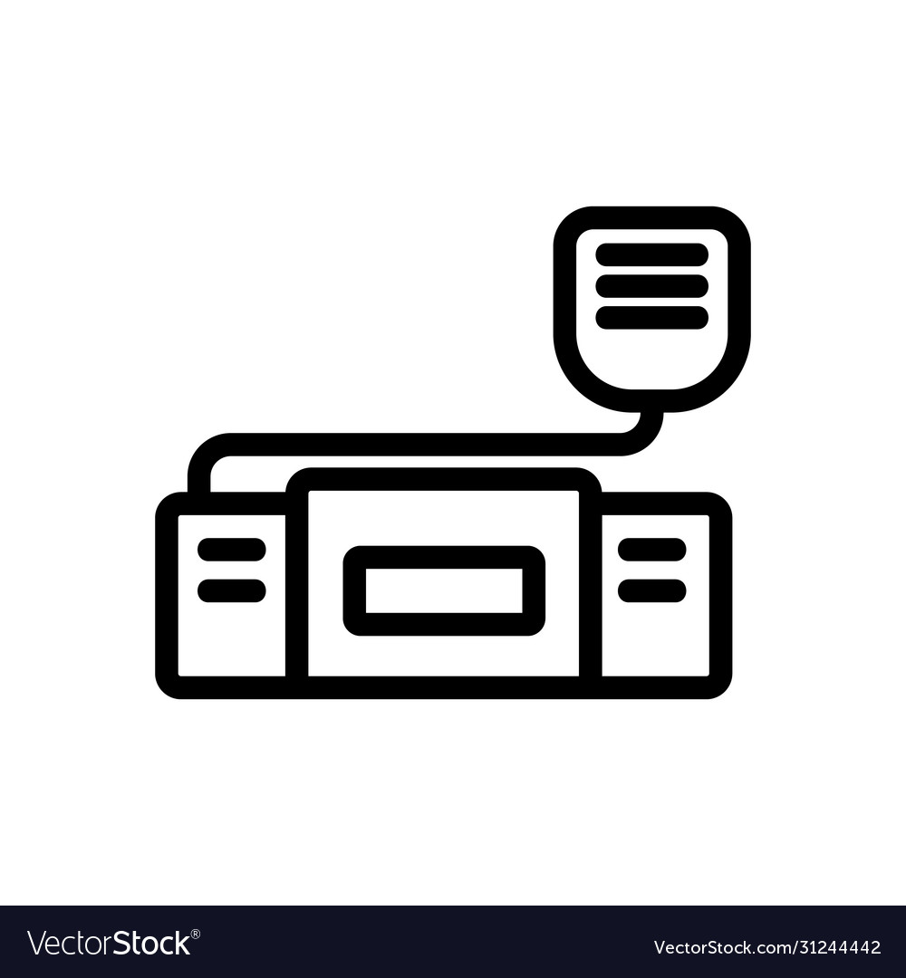 Walkie talkie device icon outline