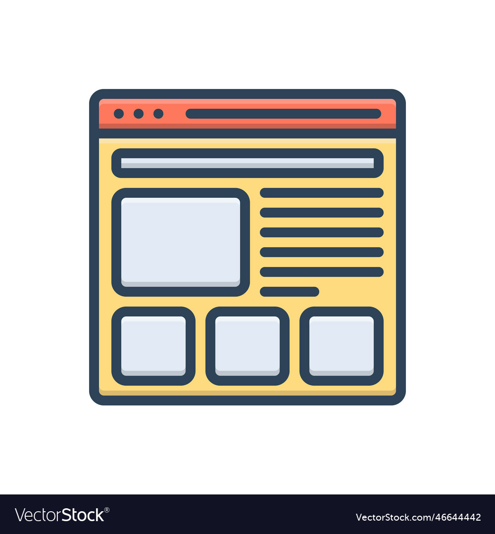 Website Royalty Free Vector Image - VectorStock