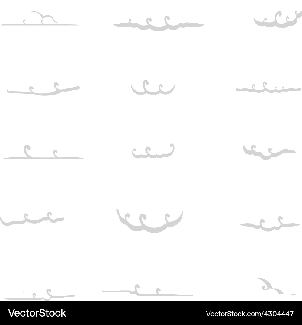 Cloud collection 9 Royalty Free Vector Image - VectorStock