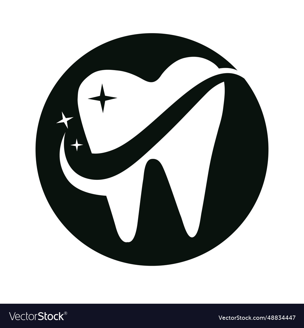 Dental logo design templatecreative dentist