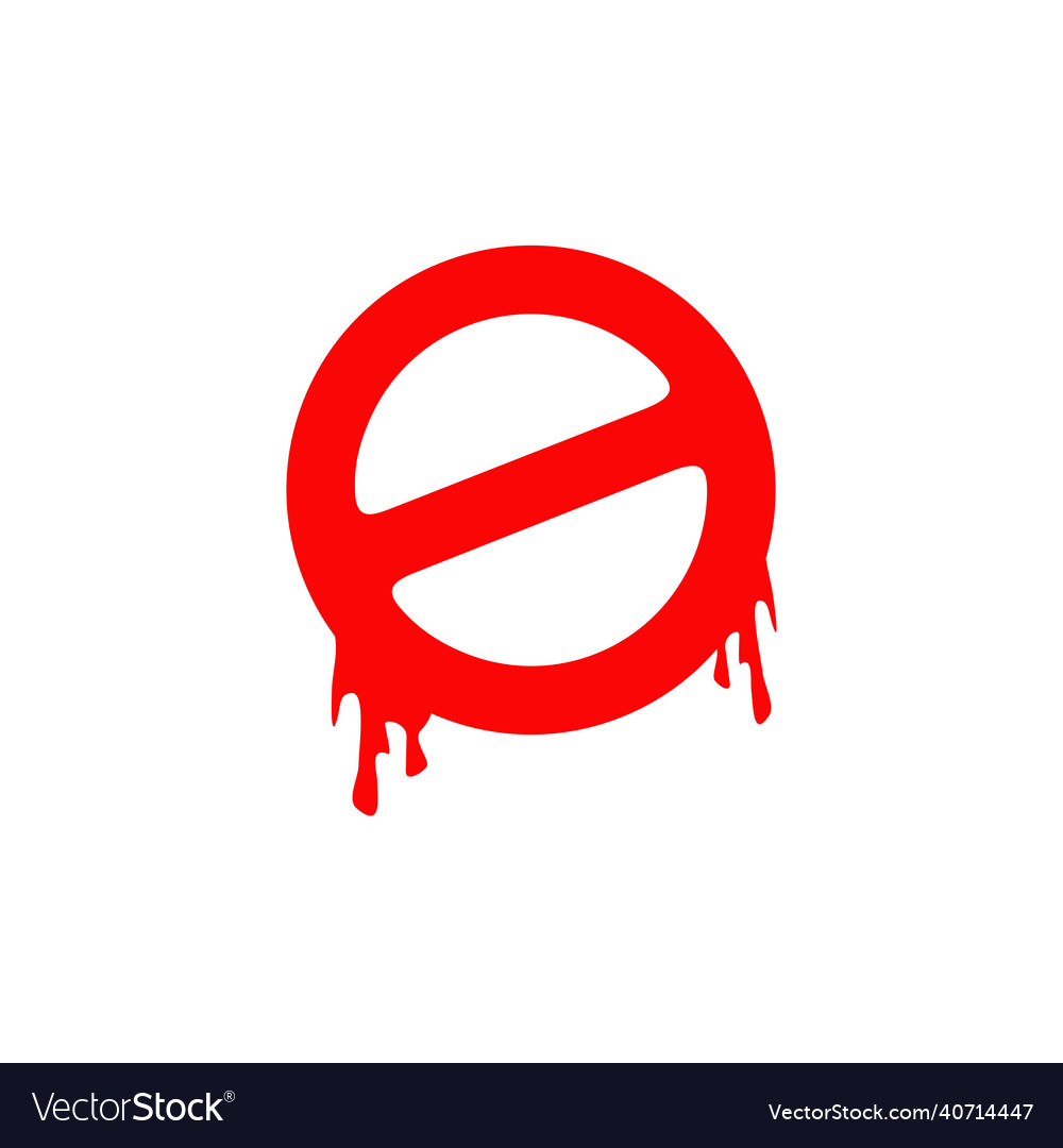 Error message icon symbol logo design Royalty Free Vector