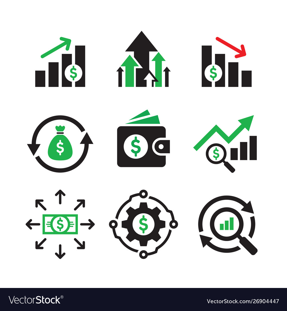Finance & Investment Icons - Web Set
