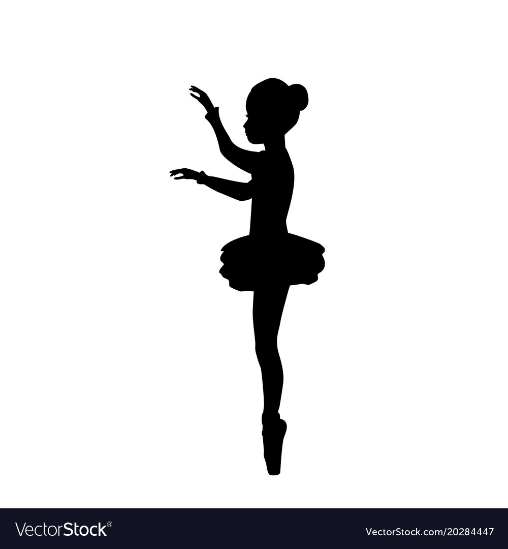 Download Girl ballerina silhouette dance ballet Royalty Free Vector