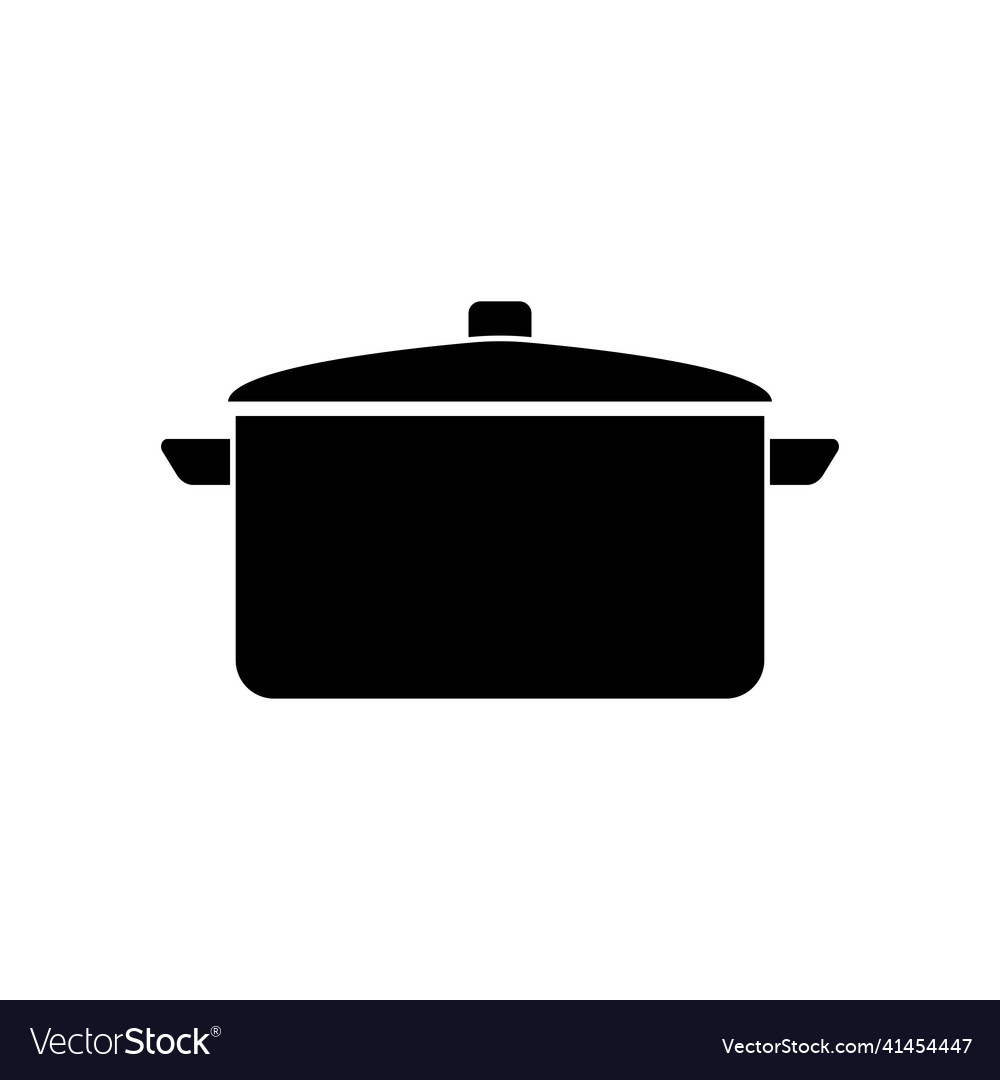 Pot icon flat design