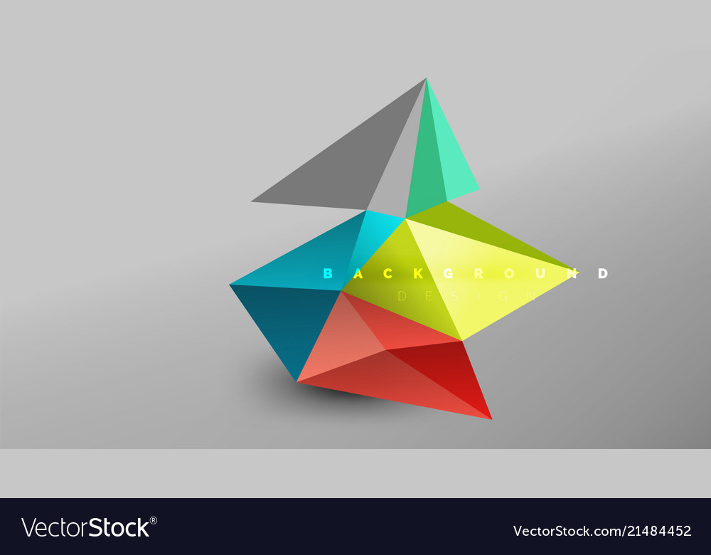 Abstract background - geometric origami style