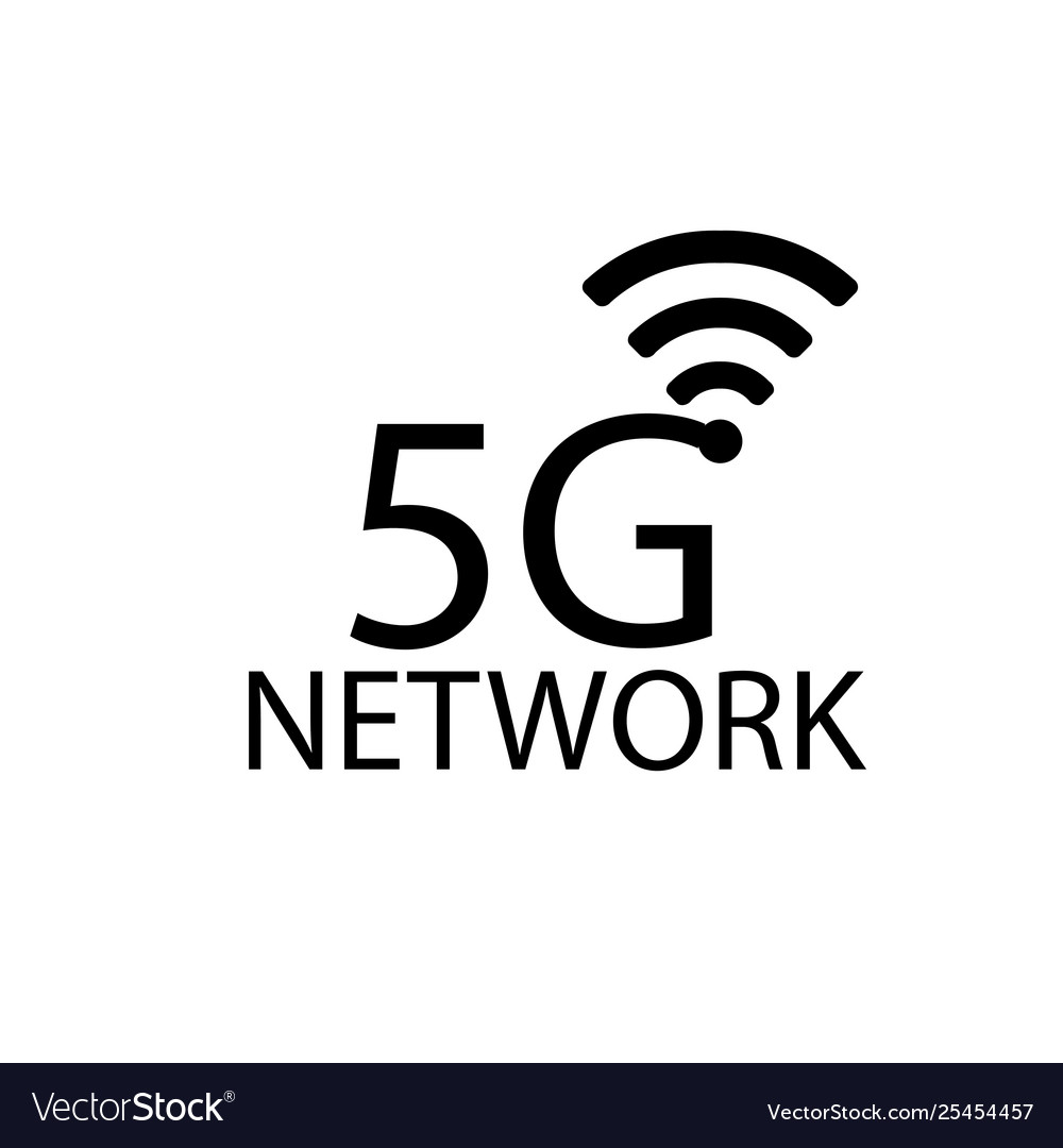 5g design logo concept network vector image 5g design logo concept network